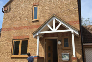 02 - Irish Oak Flush Casement UPVC Windows installed in Wavendon Gate, Beaconsfield