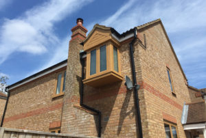 03 - Irish Oak Flush Casement UPVC Windows installed in Wavendon Gate, Beaconsfield