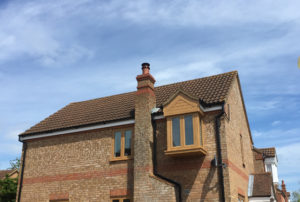08 - Irish Oak Flush Casement UPVC Windows installed in Wavendon Gate, Beaconsfield