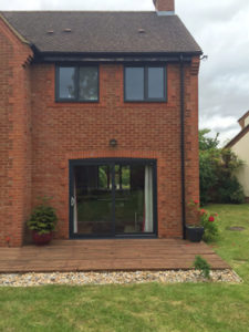 02 - Grey Flush Aluminium Windows & Patio Doors in Bicester, Oxfordshire
