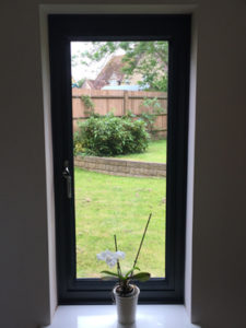 04 - Grey Flush Aluminium Windows & Patio Doors in Bicester, Oxfordshire